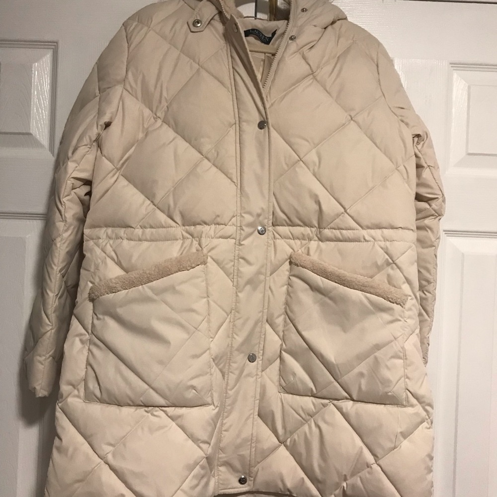 Polo Ralph Lauren jacket size L color cream new with tag